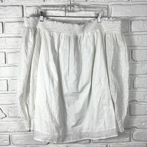 NWT Lane Bryant off the shoulder top size 22/24 (lined w/cotton cloth) - Picture 2 of 9